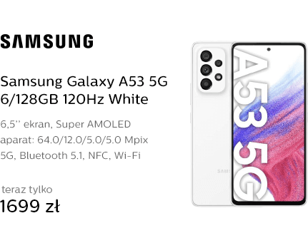 Samsung Galaxy A53 5G 6/128GB 120Hz White