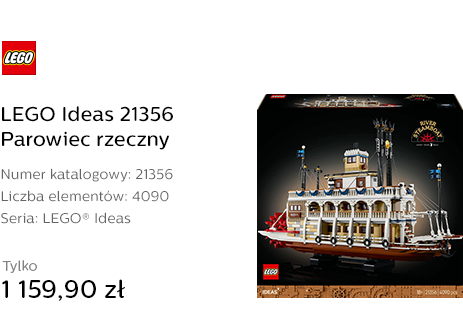 LEGO Ideas 21356 Parowiec rzeczny