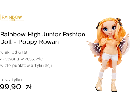 Rainbow High Junior Fashion Doll - Poppy Rowan