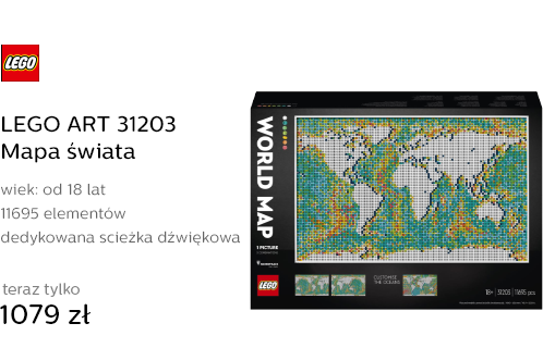 LEGO ART 31203 Mapa świata