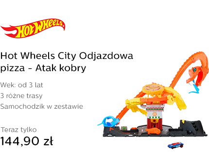 Hot Wheels City Odjazdowa pizza - Atak kobry
