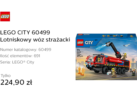 LEGO CITY 60499 Lotniskowy wóz strażacki