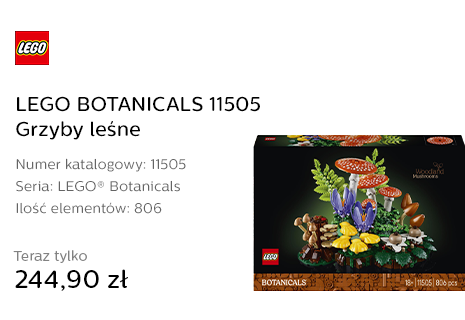 LEGO BOTANICALS 11505 Grzyby leśne