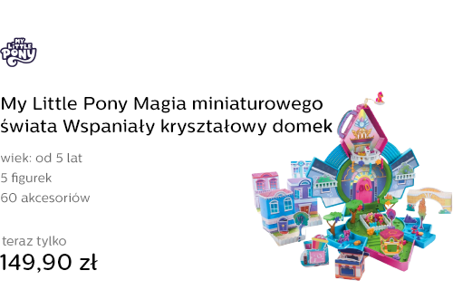 My Little Pony Magia miniaturowego świata Wspaniały kryształowy domek