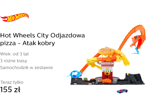 Hot Wheels City Odjazdowa pizza - Atak kobry