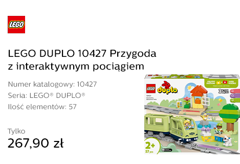 LEGO DUPLO 10427 Przygoda z interaktywnym pociągiem