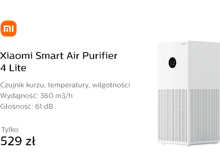Xiaomi Oczyszczacz powietrza Smart Air Purifier 4 Lite