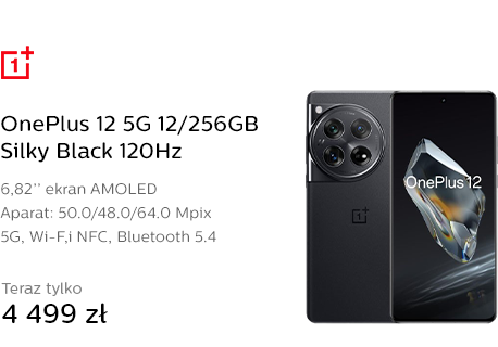 OnePlus 12 5G 12/256GB Silky Black 120Hz