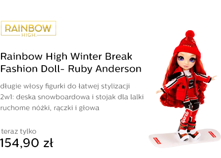 Rainbow High Winter Break Fashion Doll- Ruby Ander