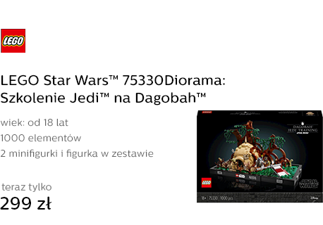 LEGO Star Wars™ 75330 Diorama: Szkolenie Jedi™ na 