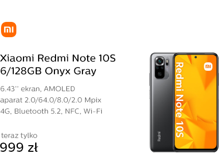 Xiaomi Redmi Note 10S 6/128GB Onyx Gray