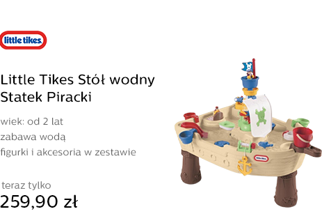 Little Tikes Stół wodny Statek Piracki