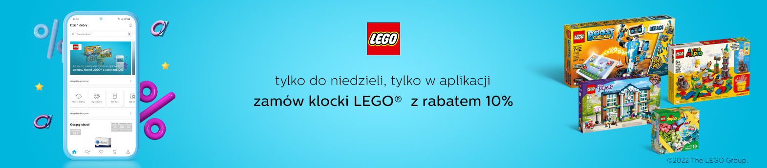LEGO® z rabatem 10%