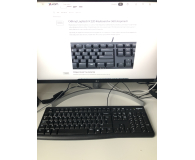 Logitech K120 Keyboard czarna USB - Maciej