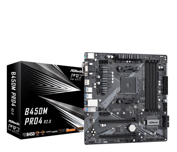 ASRock B450M Pro4 R2.0 - 690400 - zdjęcie 2