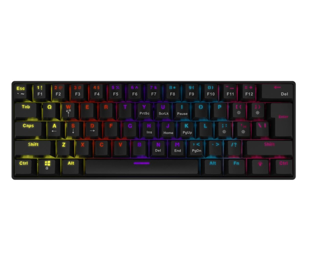 XPG Summoner Mini (Outemu Red) - Czarna - 1122533 - zdjęcie 2
