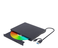 Gembird Napęd DVD na USB-C zewnętrzny, czarny - 1115566 - zdjęcie 2
