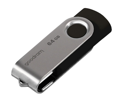 Pendrive (pamięć USB) GOODRAM 64GB UTS2 odczyt 20MB/s USB 2.0 czarny