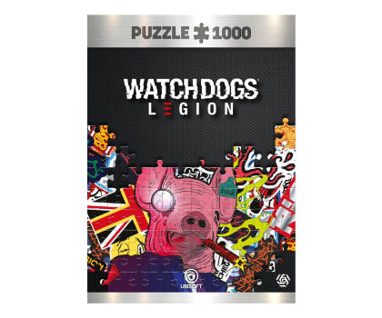 Pozostałe gadżety dla gracza Good Loot Watch Dogs Legion: Pig Mask puzzles 1000