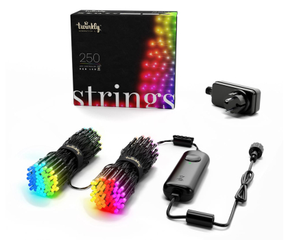 Inteligentna lampa Twinkly Smart lampki - łańcuch 250 LED RGB