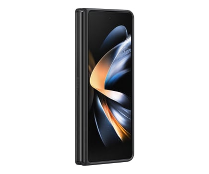 Etui / obudowa na smartfona Samsung Leather Cover do Galaxy Fold 4 czarny
