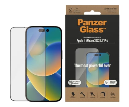 Folia / szkło na smartfon PanzerGlass Ultra-Wide Fit do iPhone 14 Pro