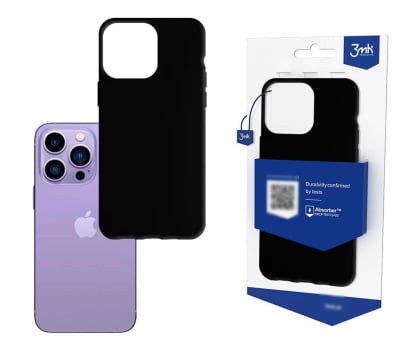 Etui / obudowa na smartfona 3mk Matt Case do iPhone 14 Pro czarny