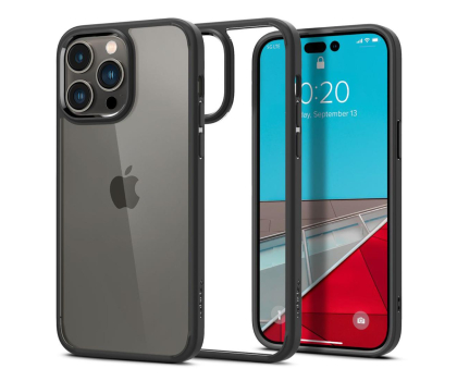 Etui / obudowa na smartfona Spigen Ultra Hybrid do iPhone 14 Pro matte black