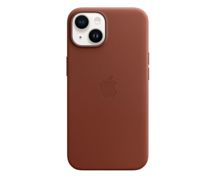 Etui / obudowa na smartfona Apple Skórzane etui z MagSafe iPhone 14 umbra