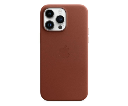 Etui / obudowa na smartfona Apple Skórzane etui z MagSafe iPhone 14 Pro Max umbra