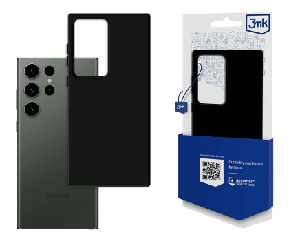 Etui / obudowa na smartfona 3mk Matt Case do Samsung Galaxy S23 Ultra czarny