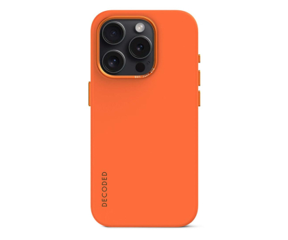 Etui / obudowa na smartfona Decoded AntiMicrobial Back Cover do iPhone 15 Pro apricot