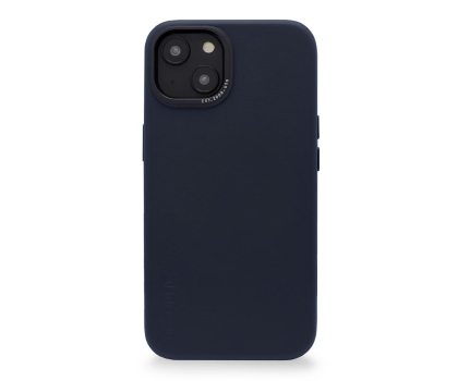 Etui / obudowa na smartfona Decoded Leather Back Cover do iPhone 14 Plus steel blue