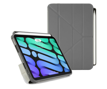 Etui na tablet Pipetto Origami Pencil Case do iPad Mini 6 dark grey
