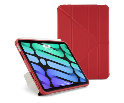 Etui na tablet Pipetto Origami TPU do iPad mini 6 (2021) dark red