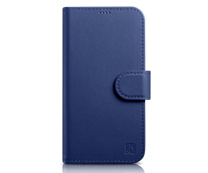 Etui / obudowa na smartfona iCarer Wallet Case do iPhone 14 Pro (anti-RFID) niebieski