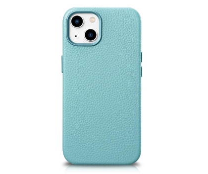 Etui / obudowa na smartfona iCarer Litchi Premium LeatherCase do iPhone 14 Plus(MagSafe) green
