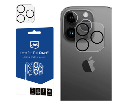 Folia / szkło na smartfon 3mk Lens Pro Full Cover do iPhone 13 Pro/13 Pro Max