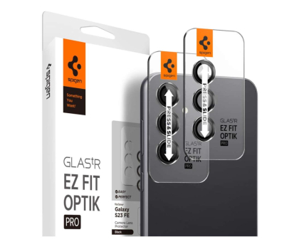 Folia / szkło na smartfon Spigen Optik.TR 'Ez Fit' 2-pack do Samsung Galaxy S23 FE black