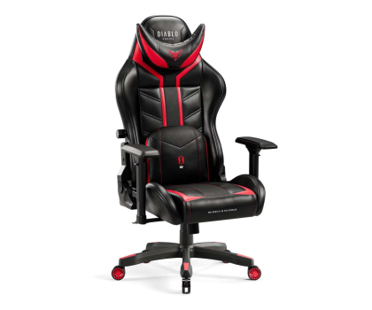 Fotel gamingowy Diablo Chairs X-Ray 2.0 Normal Size Czarno-czerwony