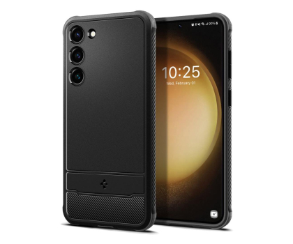 Etui / obudowa na smartfona Spigen Rugged Armor do Samsung Galaxy S23 black