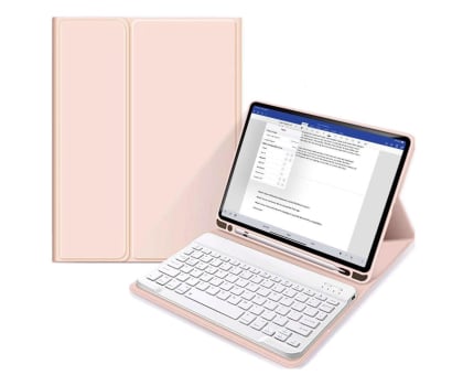 Etui na tablet Tech-Protect SmartCase Pen do iPad (10 gen.) + keyboard pink