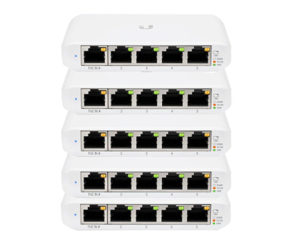 Switche Ubiquiti 5p USW-Flex-Mini-5 (5x100/1000Mbit) PoE 5-pack
