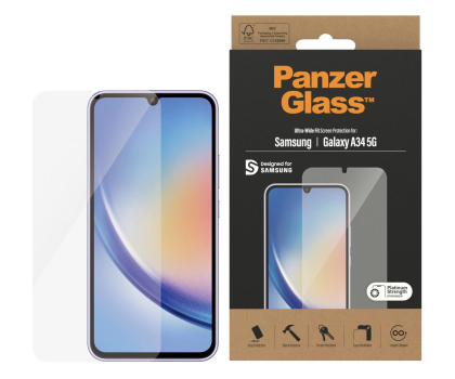 Folia / szkło na smartfon PanzerGlass Ultra-Wide Fit do Samsung Galaxy A34