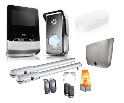 Zestaw Smart Home Somfy Zestaw do bramy SGS Essential Connect oraz wideodomofon V100