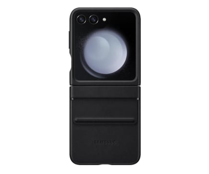 Etui / obudowa na smartfona Samsung Flap ECO-Leather Cas do Galaxy Z Flip5 czarne