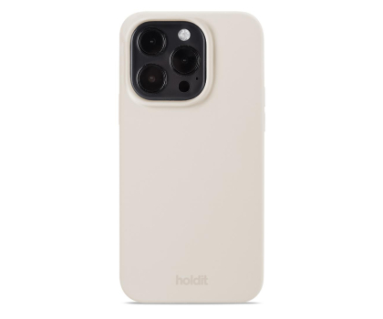 Etui / obudowa na smartfona Holdit Silicone Case iPhone 15 Pro Light Beige
