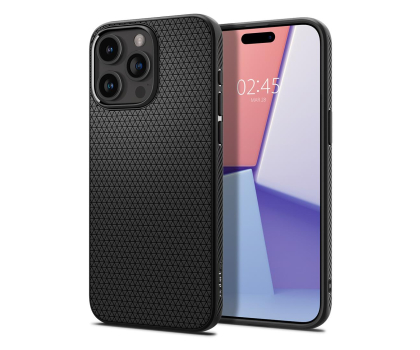 Etui / obudowa na smartfona Spigen Liquid Air do iPhone 15 Pro matte black