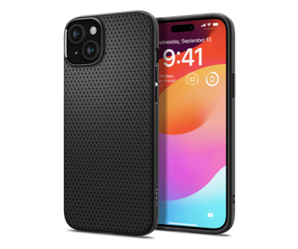 Etui / obudowa na smartfona Spigen Liquid Air do iPhone 15 Plus matte black