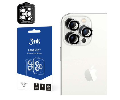 Folia / szkło na smartfon 3mk Lens Protection Pro do iPhone 15 Pro Max Silver